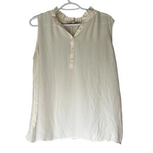 Loft Cream Tank Top Size Large